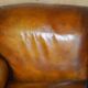 Restored leather Howard & Son canapé style, 204 cm