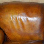 Restored leather Howard & Son canapé style, 204 cm