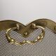 Firewall with four brass components with handles, made in Italy