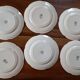 set of 6 flat plates English earthenware Johnson Brothers "Lynton"