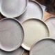 Set of 12 large and 11 small sandstone plates