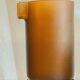 Orangeade service stamped Horstmann in stitched cognac leather.