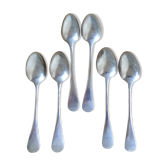 Set de petites cuillères décor Filet en métal argenté