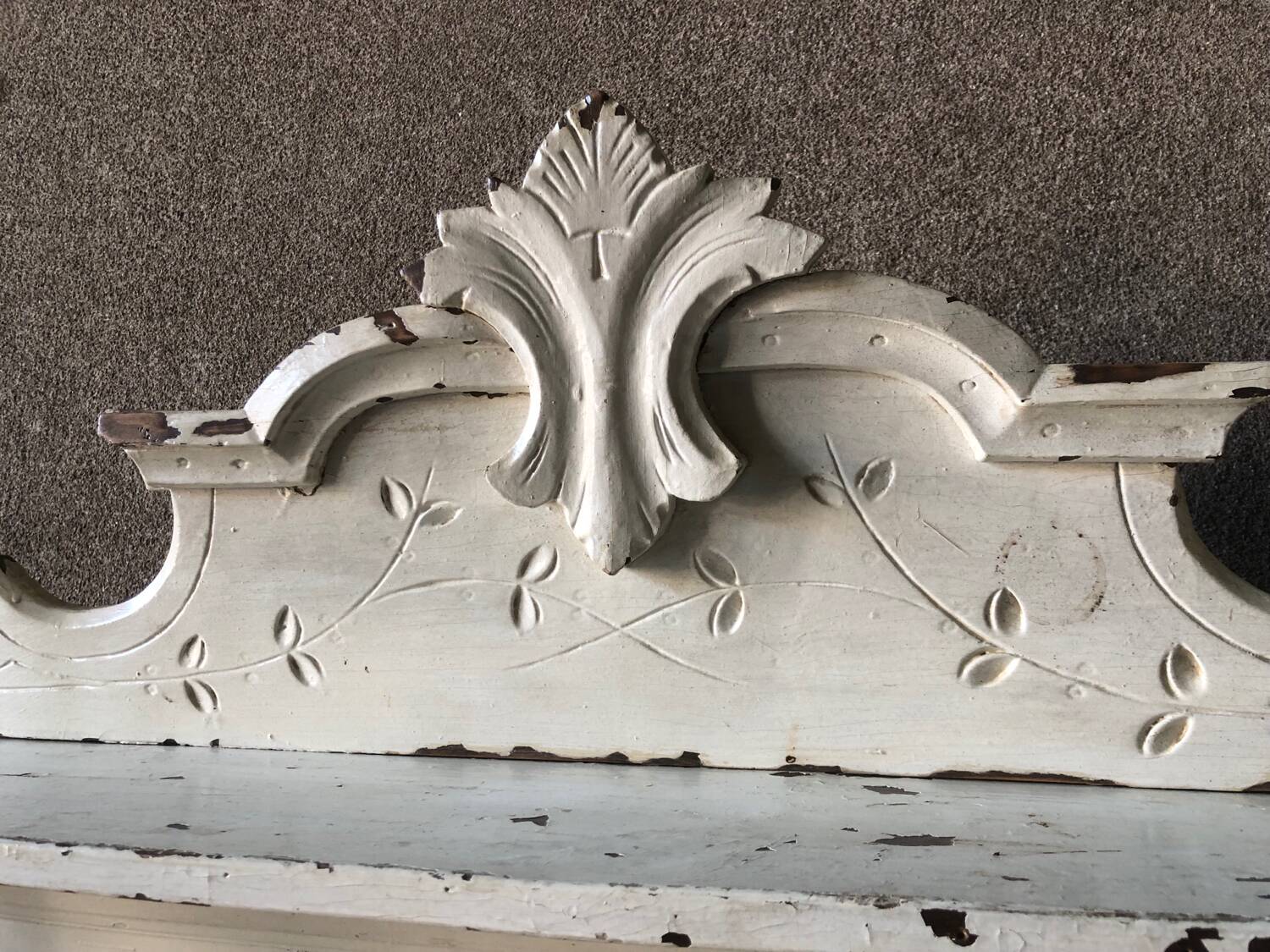 Old patinated dresser buffet