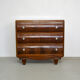 Art Deco chest of drawers in walnut veneer, circa 1930