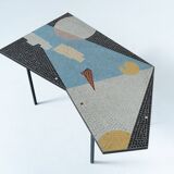 Mid-Century Modern Mosaic Side Table, 1970s