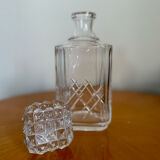 Glass crystal whisky decanter