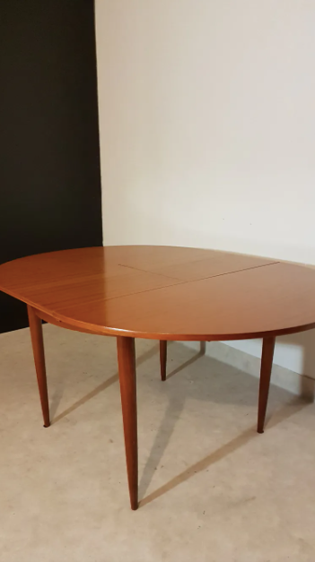 Table à manger scandinave des années 1960