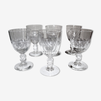 Lot of 6 glasses 19th