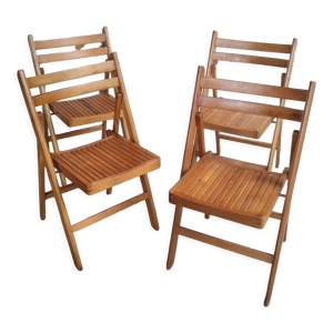 lot de 4 chaises vintages