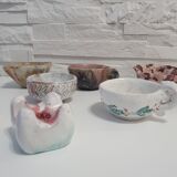 Ceramic lot signed Alice Colonieu