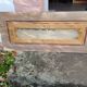 Oil painting on canvas Swiss Chalet Farm signed Boegli