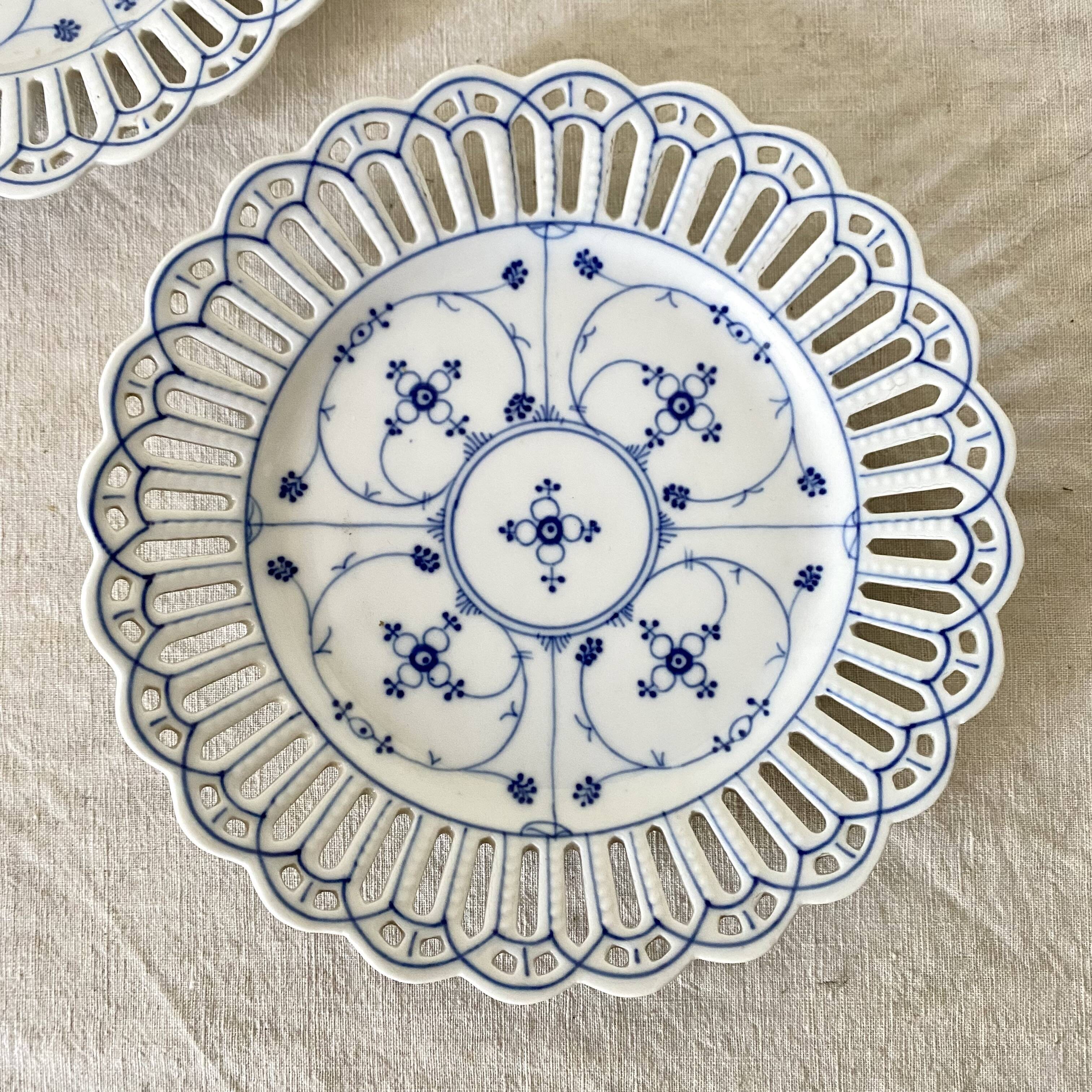 Bavaria openwork porcelain plates