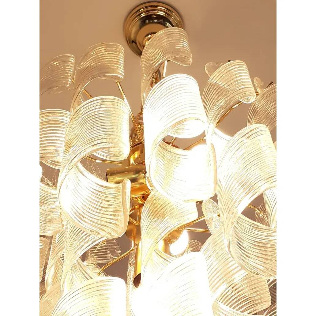 Murano-Style Glass Sputnik Chandelier