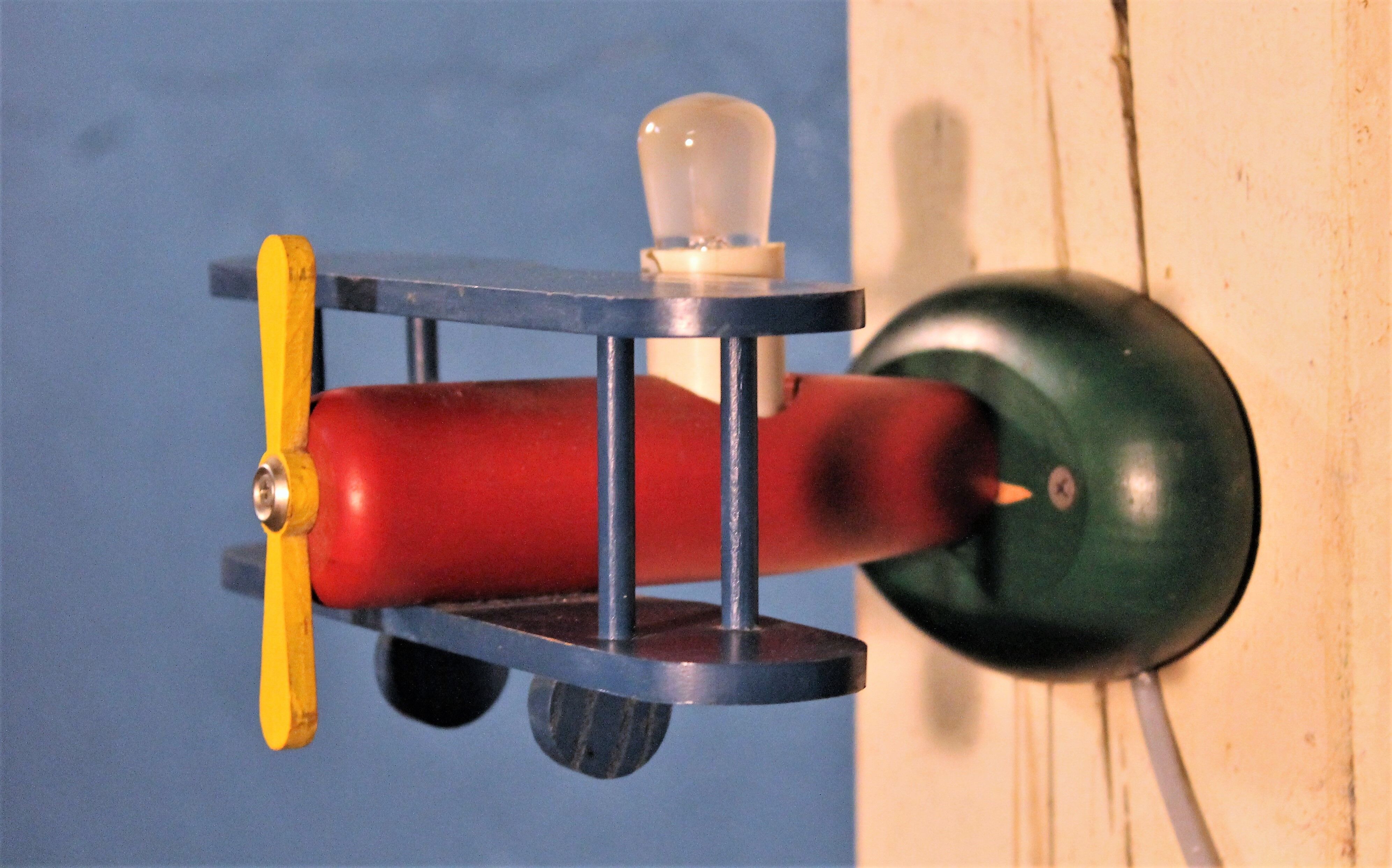 Wall lamp "Airplane" 1980s