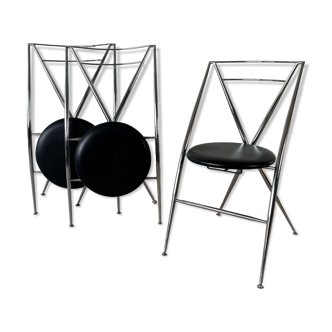 Cinderella folding chairs by Hiroyuki Yamakado