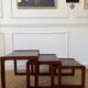 Nest of tables in teak from the 1960s.