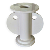 Rare white ceramic vase designed by Nathalie Du Pasquier for Alessio Sarri in 1989