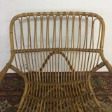 Italy rattan chair circa 1960