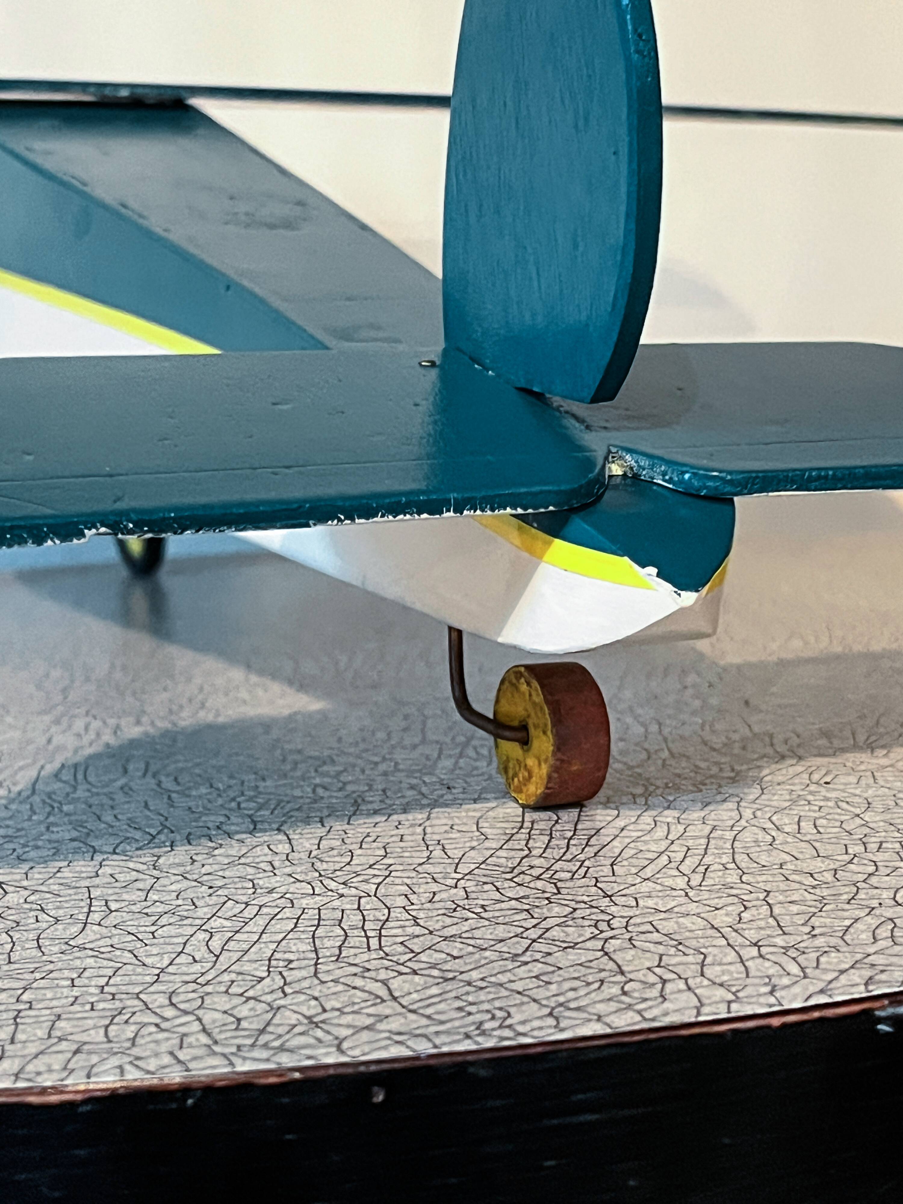 Wooden airplane, vintage toy, 70s