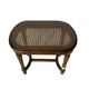 Louis XVI style caned piano stool