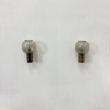 Limburg Glashutte wall lamps , 1970s