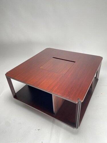 Table basse italienne dans le style de Gianfranco Frattini, années 60