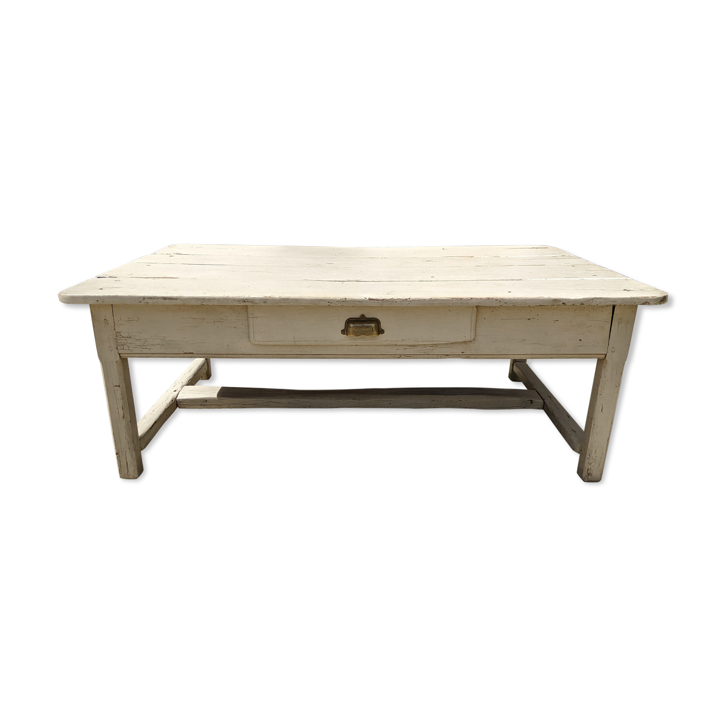 Old wooden coffee table