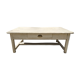 Old wooden coffee table