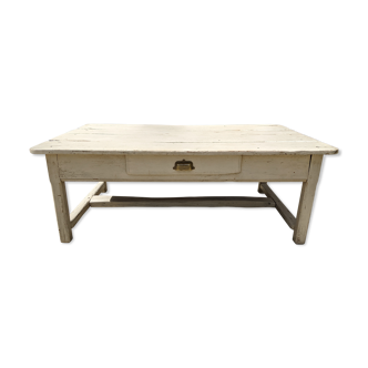 Old wooden coffee table