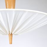 J.T. Kalmar Vienna „Dorn“ Midcentury Ceiling Lamp Flush Mount Uplight, 1950