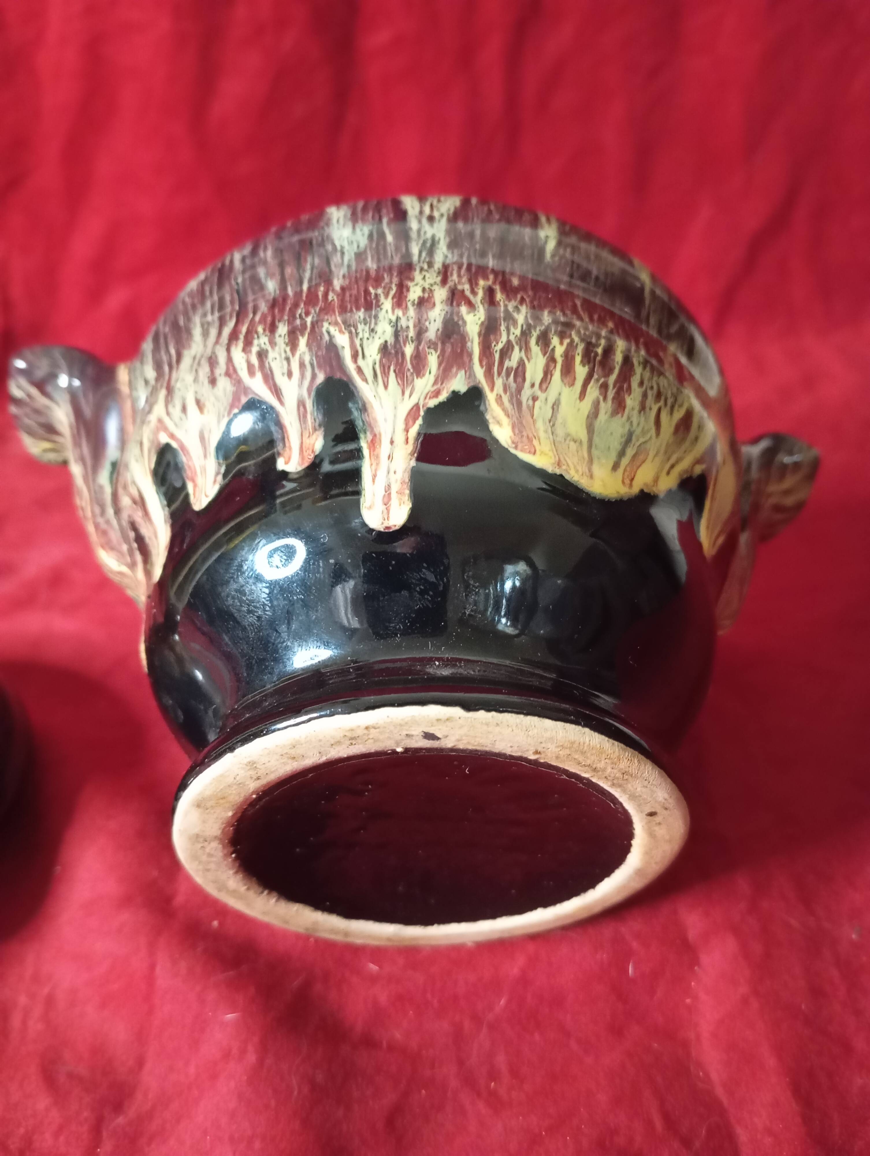 VINTAGE MORVAN CERAMIC SUGAR BOWL