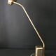 Golden metal lamp, Vrieland design, 1970
