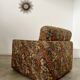 Old floral pattern armchair design Wittmann Austria Josef Hauffmann vintage