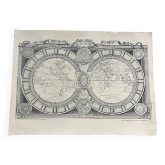 Reproduction of the "Map of the Known World in 1688"