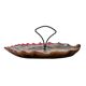 Vintage ceramic Vallauris Leaf Shaped serving dish, 1960s