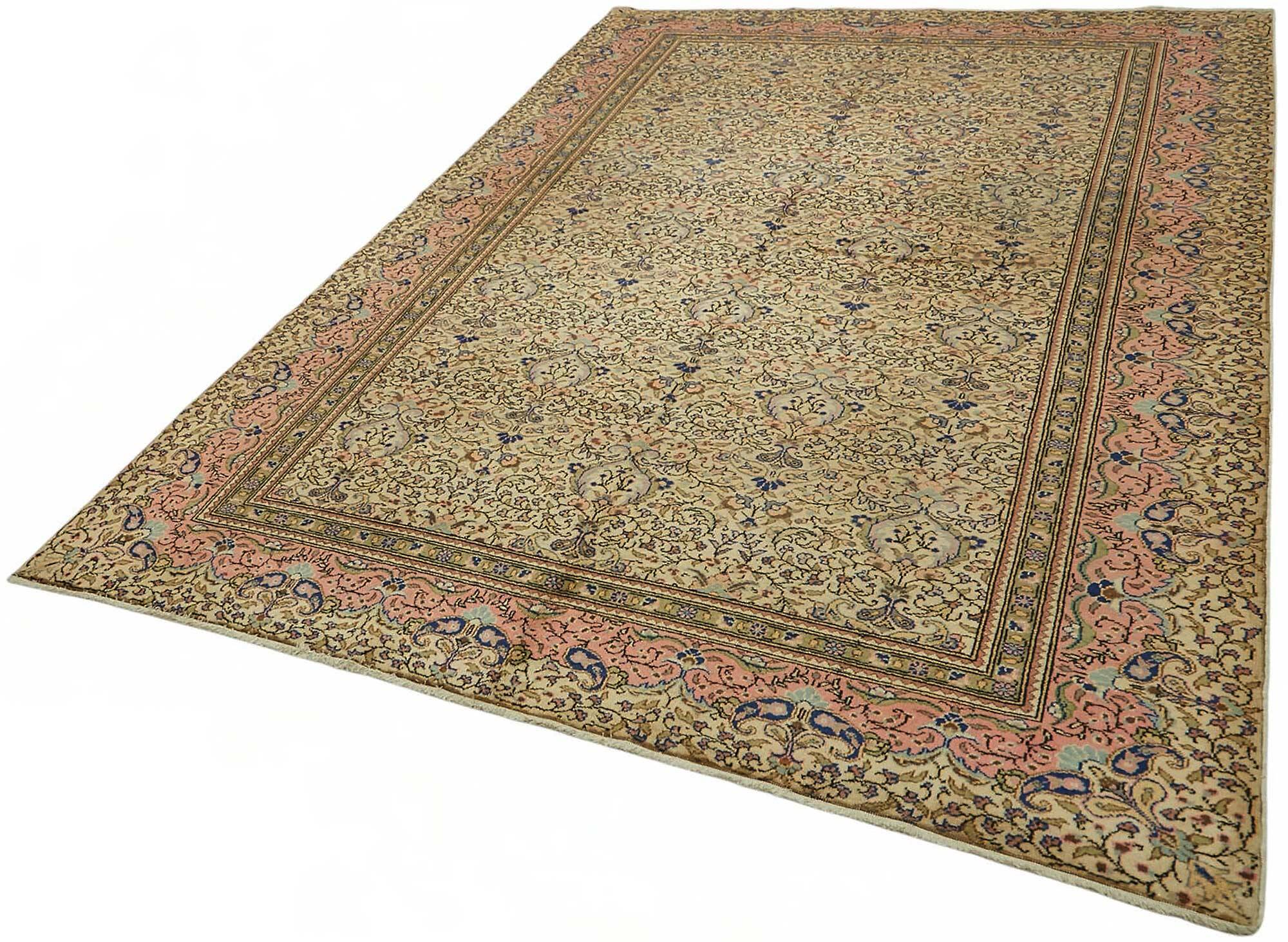 Turkish Wool Vintage Kayseri Rug 197 cm x 290 cm