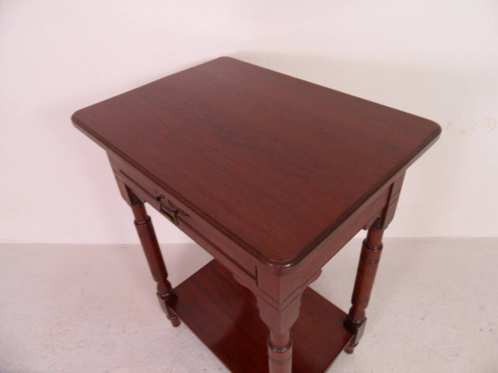Art Nouveau mahogany sidetable
