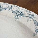 Plat oval 41 cm en faïence de Maastricht modèle Clara