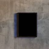 Blue Coloured and Mirrored Glass Wall Mirror, Italy, 1960s