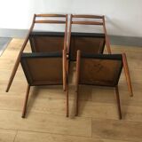 Series 4 vintage chairs Scandinavian style