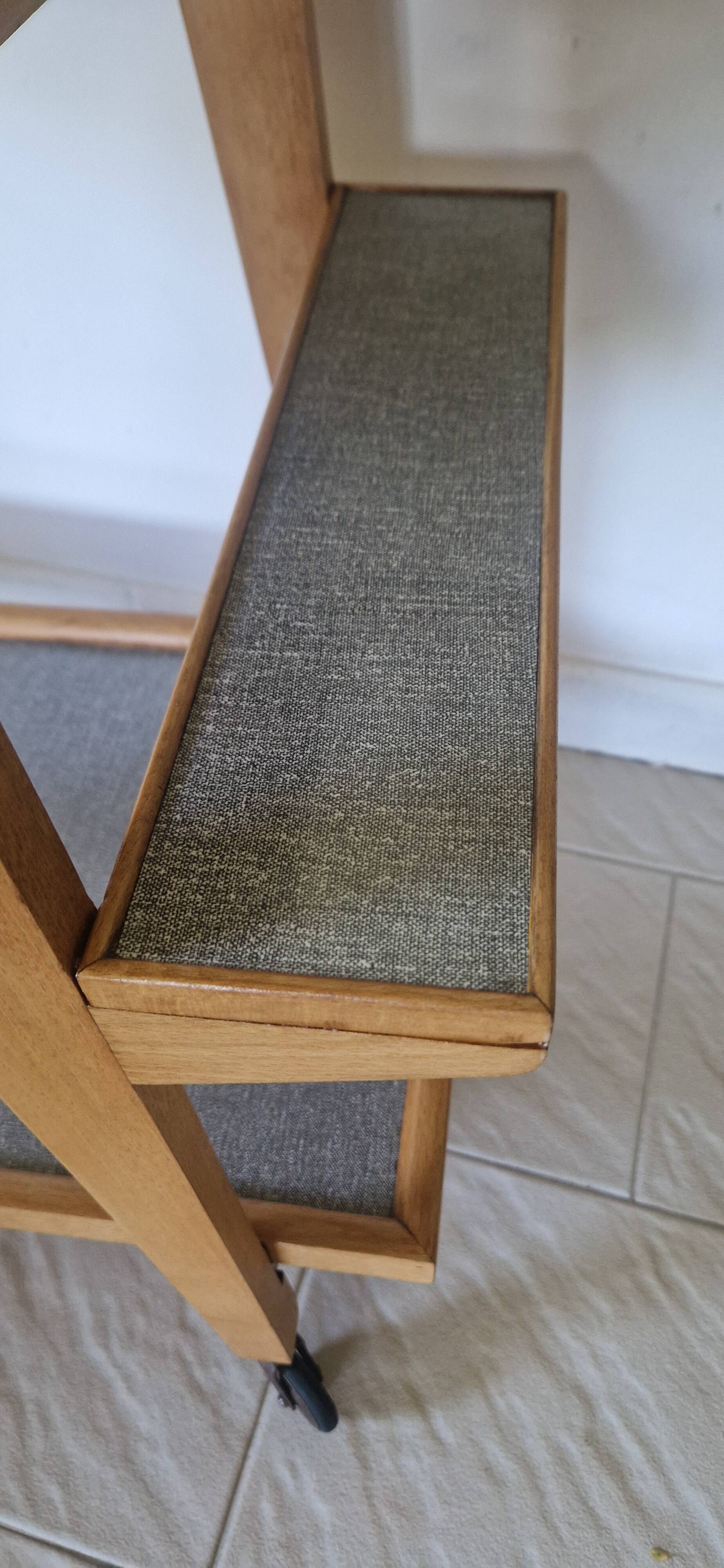 Vintage wooden sideboard from the 1970s.