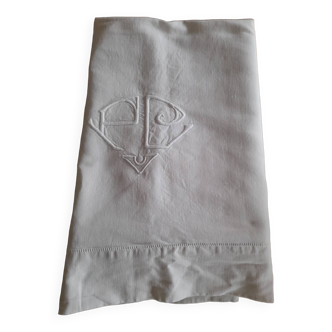 Ancien drap brodé 200*340