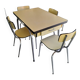 Table + Chaises de type "Formica"