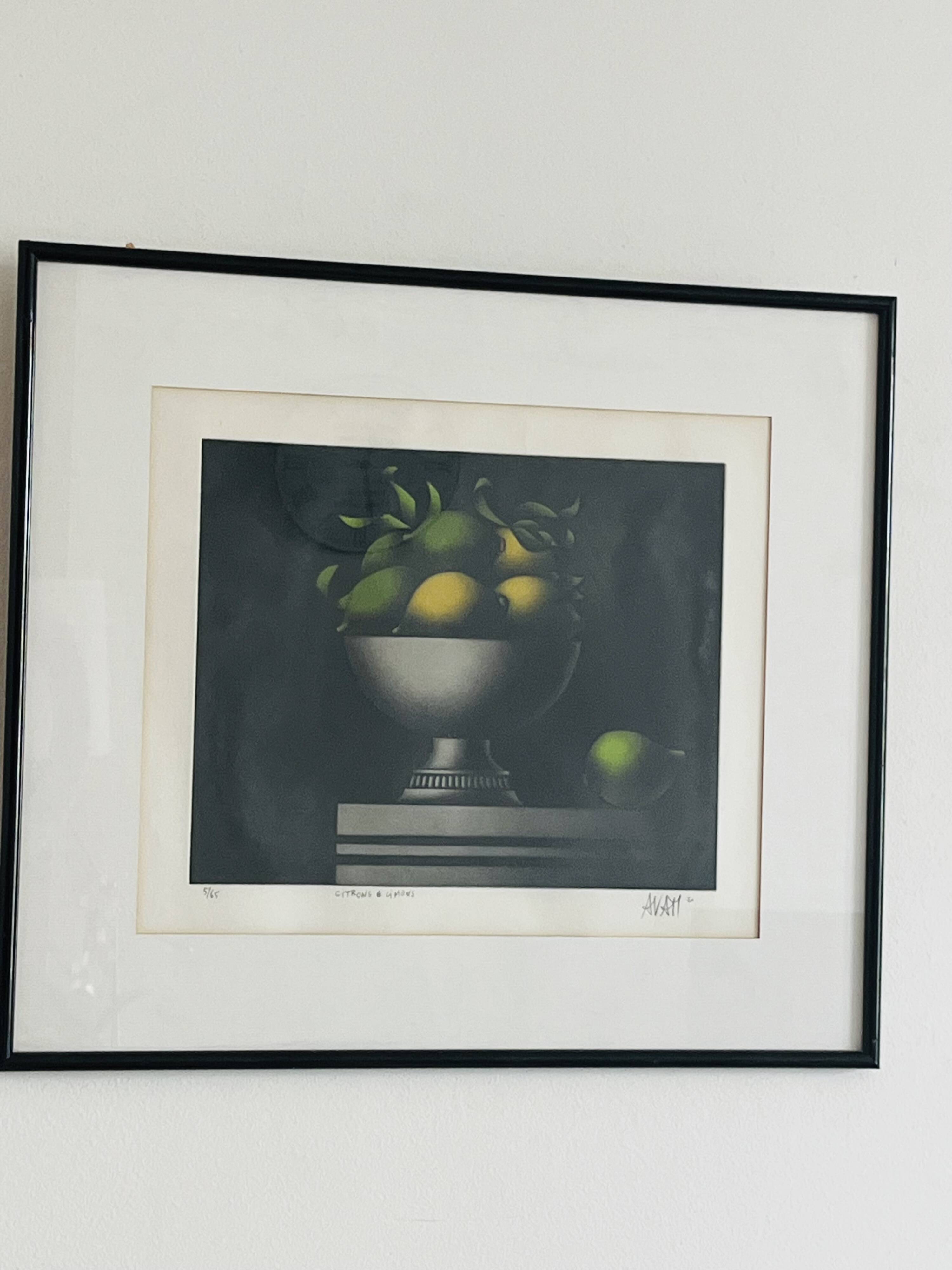 Mario avati « citrons et limons » manière noire en couleurs numéroté 5/65