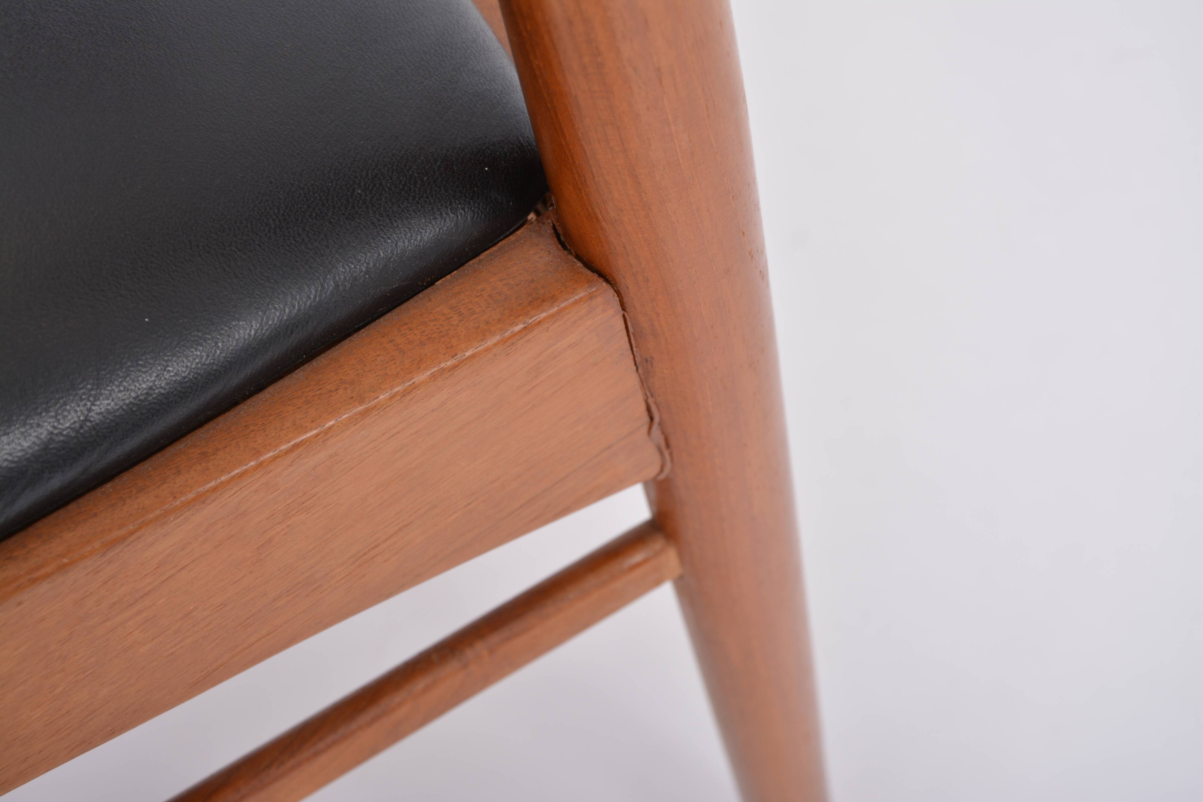 Single Danish Midcentury Modern Teak Chair