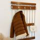 Scandinavian design wall coat rack - 1960s/70s