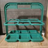 Vintage folding bottle holder