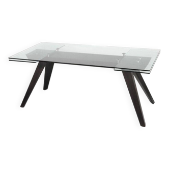 Table en verre Roche Bobois, modèle Golden Gate