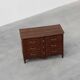 French 18th Century hand crafted oak chest of drawers in Louis XV style